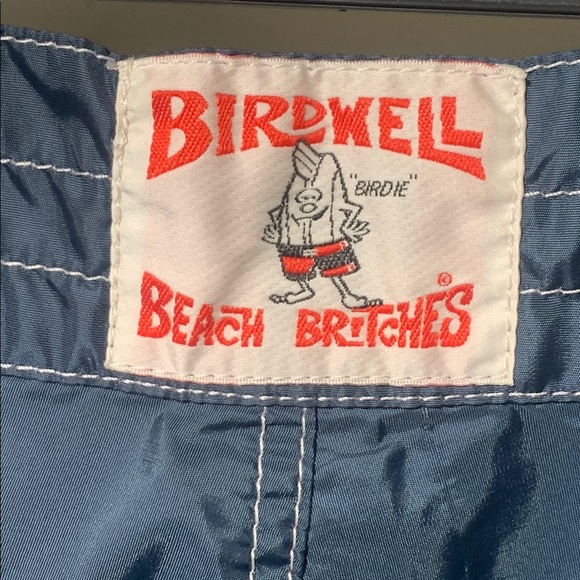 Birdwell Beach Britches 311 Mens 38 AMERICAN FLAG Swim Shorts USA Dated 2016 - Picture 3 of 10